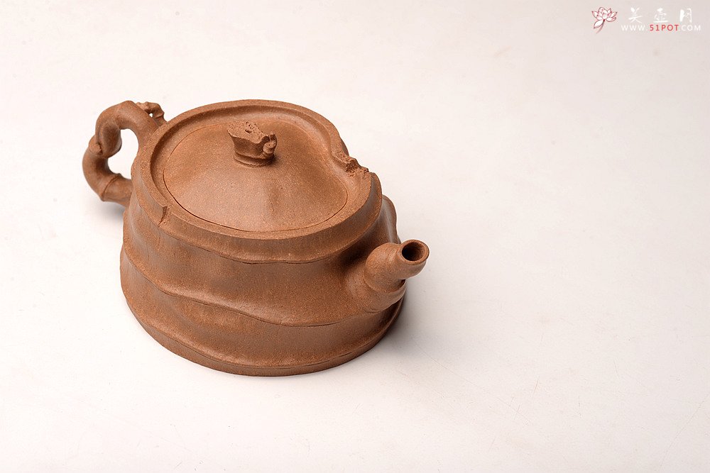 紫砂壶图片：林秀明丙申春 全手精品 文雅十足 原创作品 闻竹套组 耐品玩味~杯50cc - 美壶网