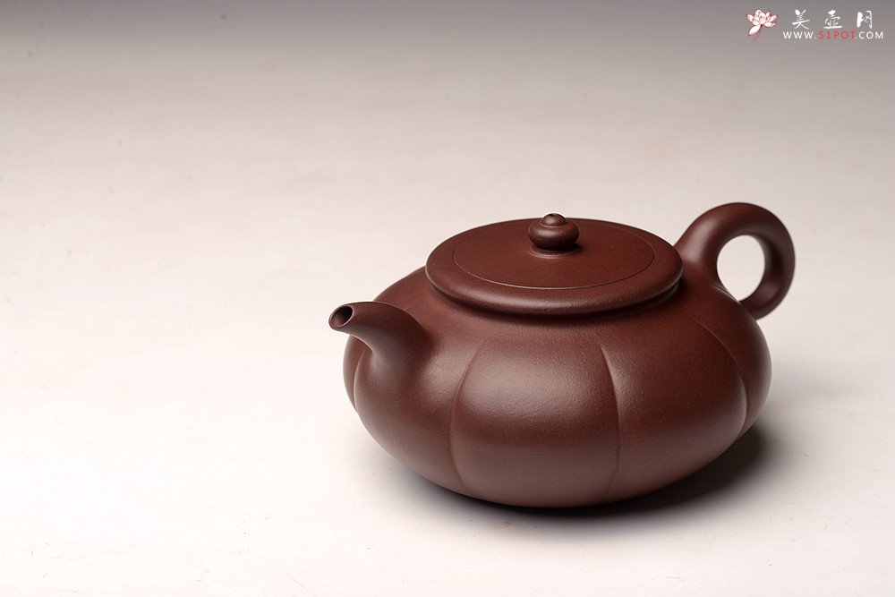 紫砂壶图片：陈进丙申初夏全手新作 筋囊器型 难度之大 端庄优雅 秋蕾 - 美壶网