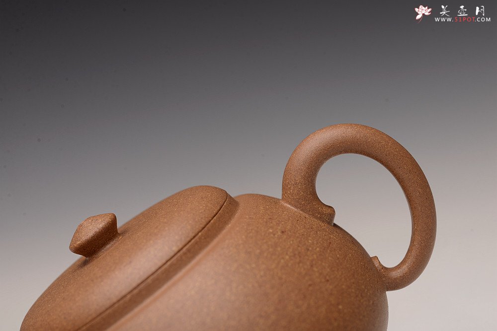 紫砂壶图片：储亚全手明式小品 优质老段泥 文气玩味 如意如意如我心意 - 美壶网
