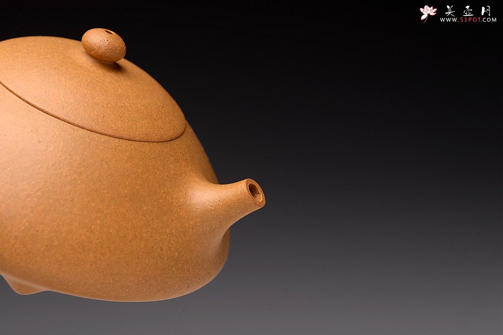 紫砂壶图片：柔中带刚  曲峰经典作品 精品老段泥西施瓢  - 美壶网