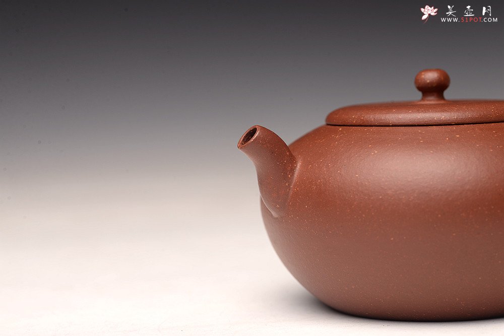 紫砂壶图片：美壶特惠 钱浩丙申全手新作 颇具玩味~ 大口平底 鼓趣 - 美壶网