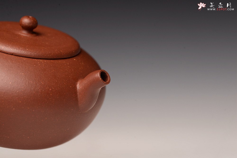 紫砂壶图片：美壶特惠 钱浩丙申全手新作 颇具玩味~ 大口平底 鼓趣 - 美壶网
