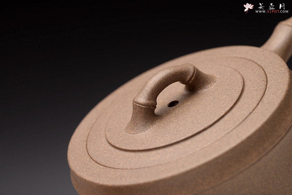 紫砂壶图片：储亚全手获奖作 秀竹套具 颇具难度 灵秀出尘 青段 - 美壶网