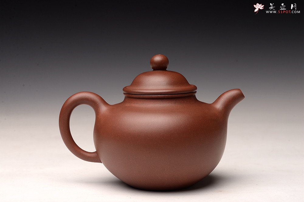 紫砂壶图片：顾小英丙申初夏 全手大亨掇球 优质老紫泥 亭亭玉立 精品佳作 - 美壶网