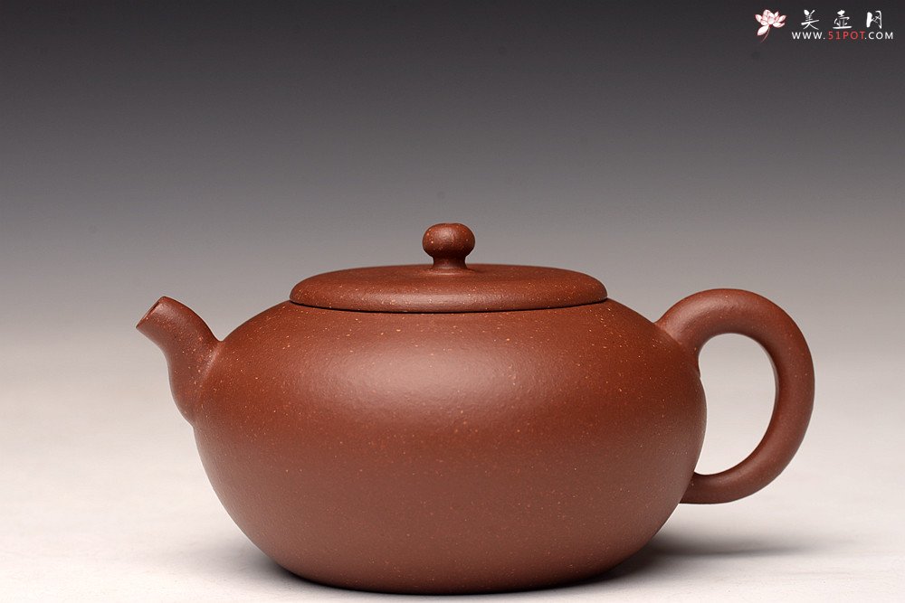 紫砂壶图片：美壶特惠 钱浩丙申全手新作 颇具玩味~ 大口平底 鼓趣 - 美壶网