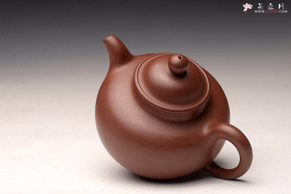 紫砂壶图片：顾小英丙申初夏 全手大亨掇球 优质老紫泥 亭亭玉立 精品佳作 - 美壶网