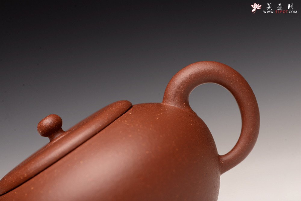 紫砂壶图片：美壶特惠 钱浩丙申全手新作 颇具玩味~ 大口平底 鼓趣 - 美壶网