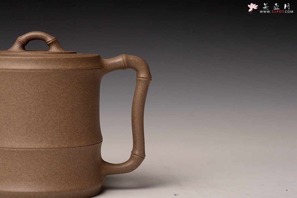 紫砂壶图片：储亚全手获奖作 秀竹套具 颇具难度 灵秀出尘 青段 - 美壶网