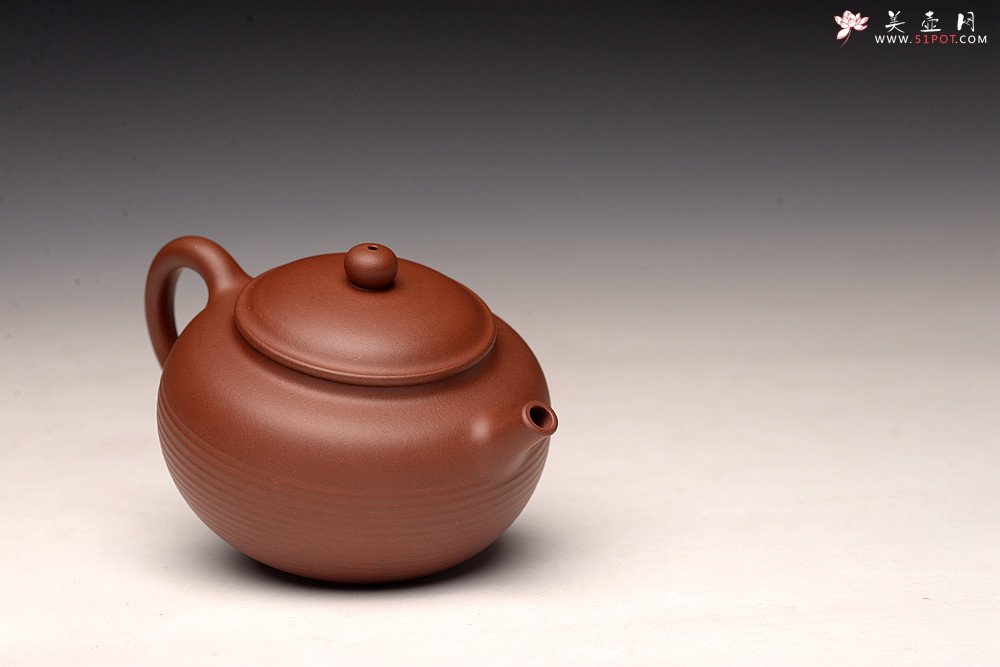 紫砂壶图片：于洪霞丙申夏全手作品 饱满圆润 率真线韵~ 做工精致 怡圆套组 - 美壶网