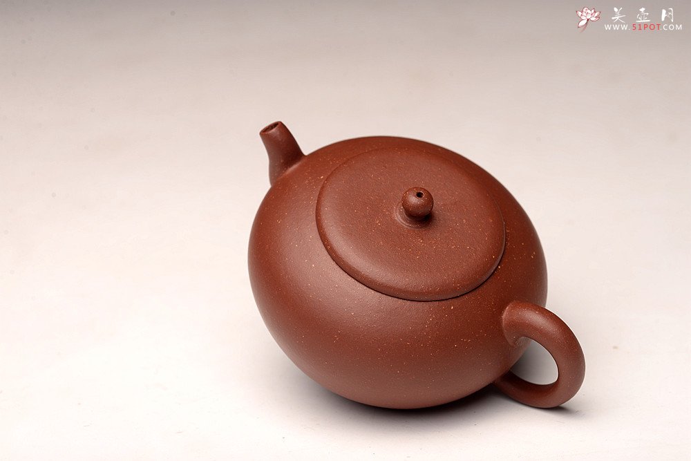 紫砂壶图片：美壶特惠 钱浩丙申全手新作 颇具玩味~ 大口平底 鼓趣 - 美壶网