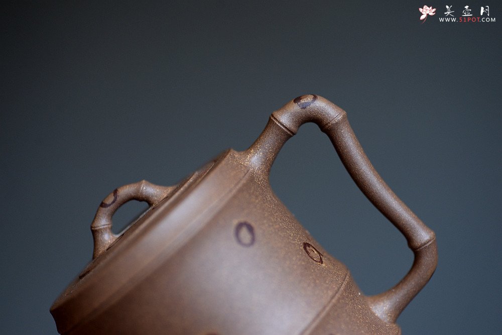 紫砂壶图片：储亚丙申夏全手新作 小秀竹套具 颇具难度 灵秀出尘 优质老段 - 美壶网