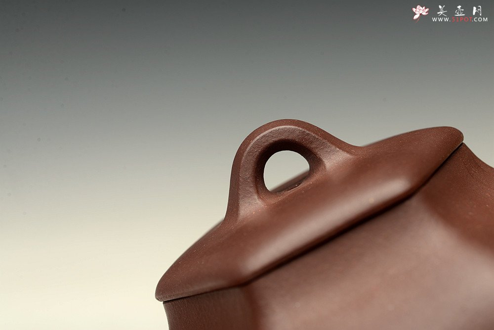 紫砂壶图片：于洪跃丙申夏全手新作 古拙耐品 端庄文气 六方古韵 - 美壶网