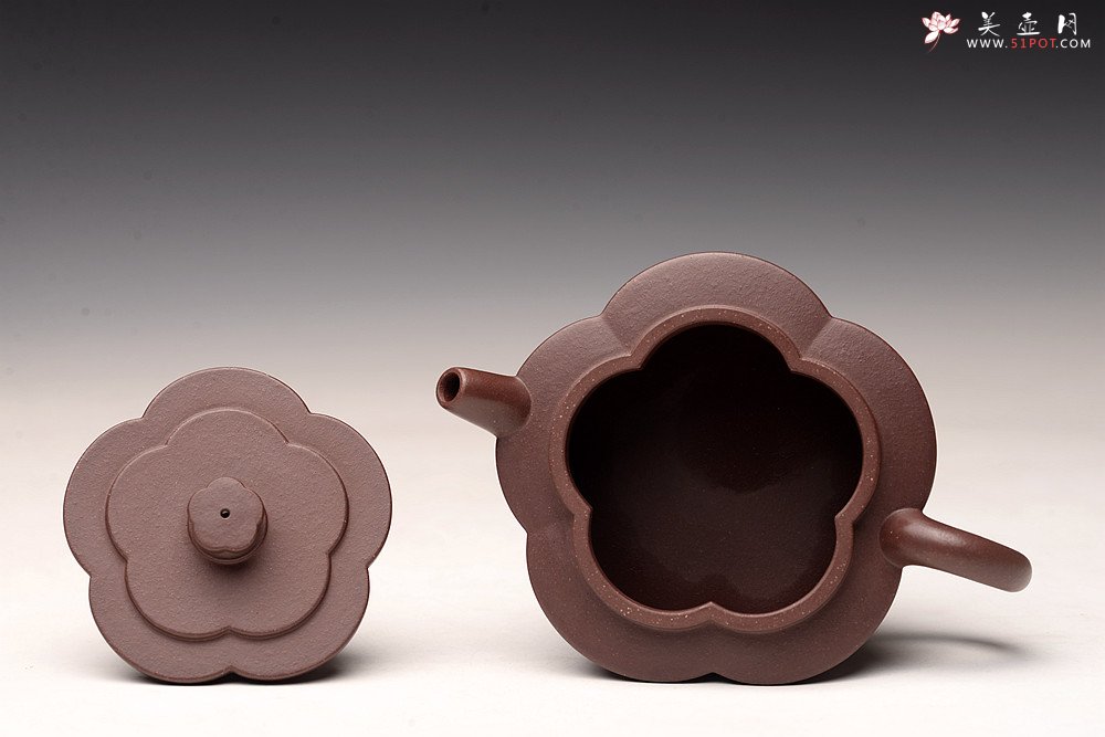 紫砂壶图片：酒虎丙申秋全手新作  梅花周盘 摹古之作 颇具难度 精工 仅此一件 - 美壶网