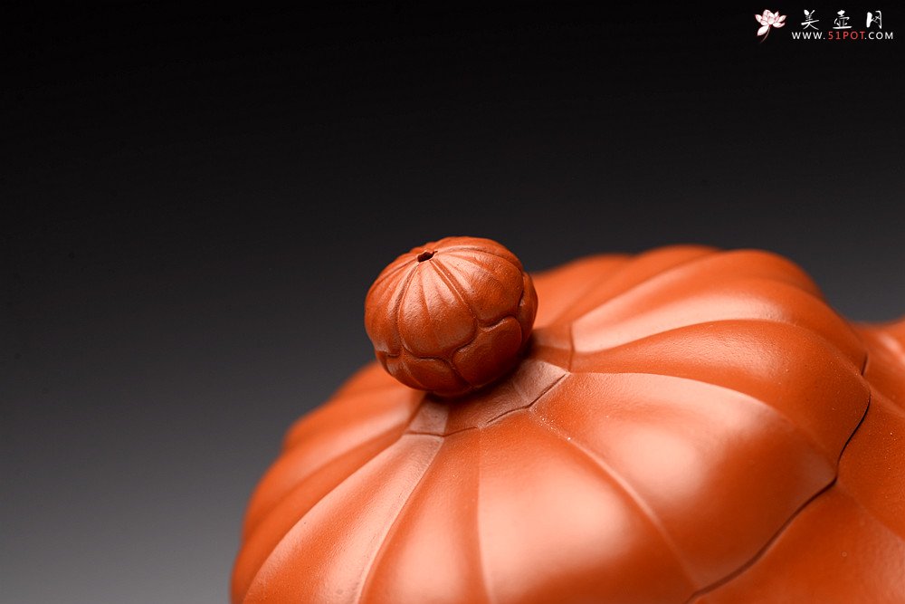 紫砂壶图片：精美之作 朱泥高合菱  做工细致 - 美壶网