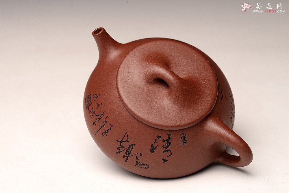 紫砂壶图片：厚重古朴 文人气息 景舟石瓢 送礼自品俱佳 精品 - 美壶网