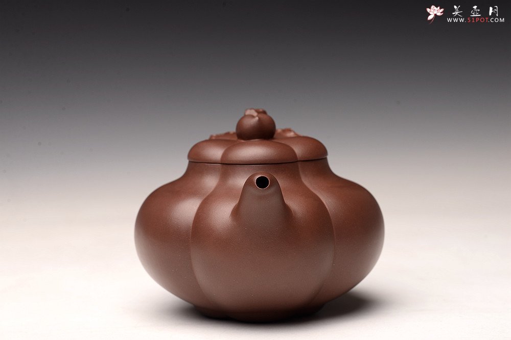 紫砂壶图片：酒虎丙申夏精心之作 大气磅礴 全手工上合桃 做工精致 高峻挺拔 - 美壶网