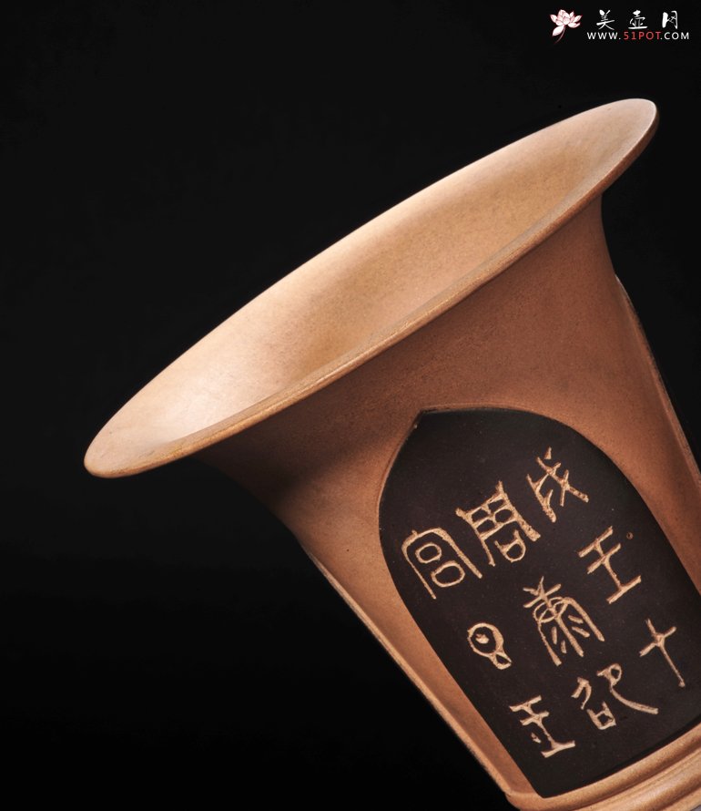 紫砂壶图片：花觚 - 美壶网