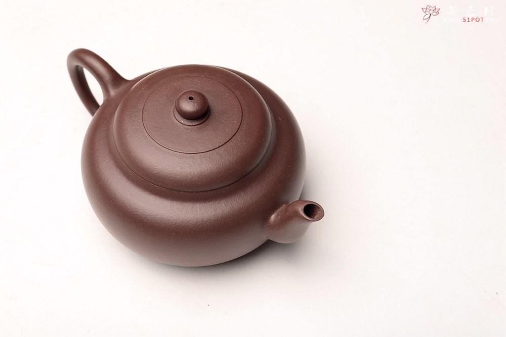 紫砂壶图片：王薇丙申夏全手精品 气韵贯通 型制耐品 优质紫泥 摹古圆壶 - 美壶网