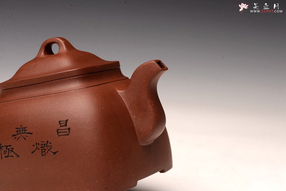 紫砂壶图片：雍容有力 单片拍打 全手工方舟  - 美壶网