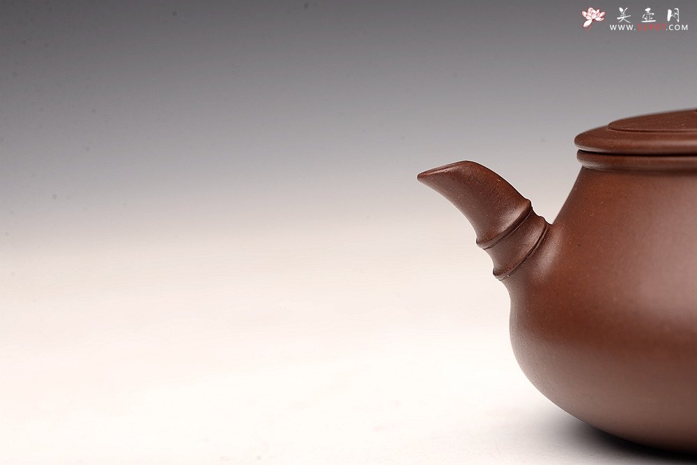 紫砂壶图片：江家风范 雅致清秀 实力之作 全手刹凹清风竹影 居不可无竹~ - 美壶网