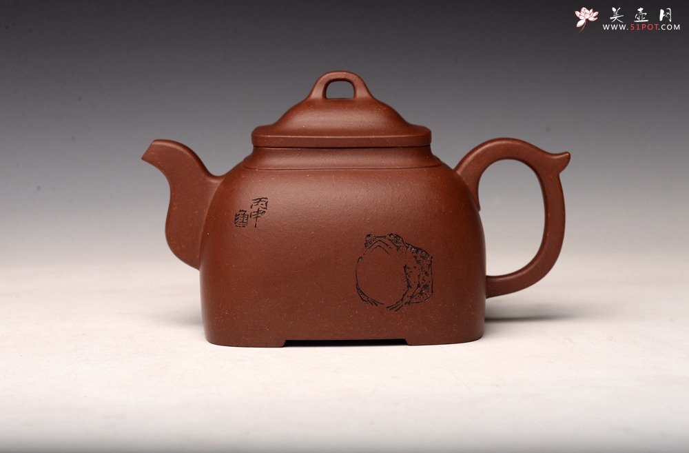 紫砂壶图片：雍容有力 单片拍打 全手工方舟  - 美壶网