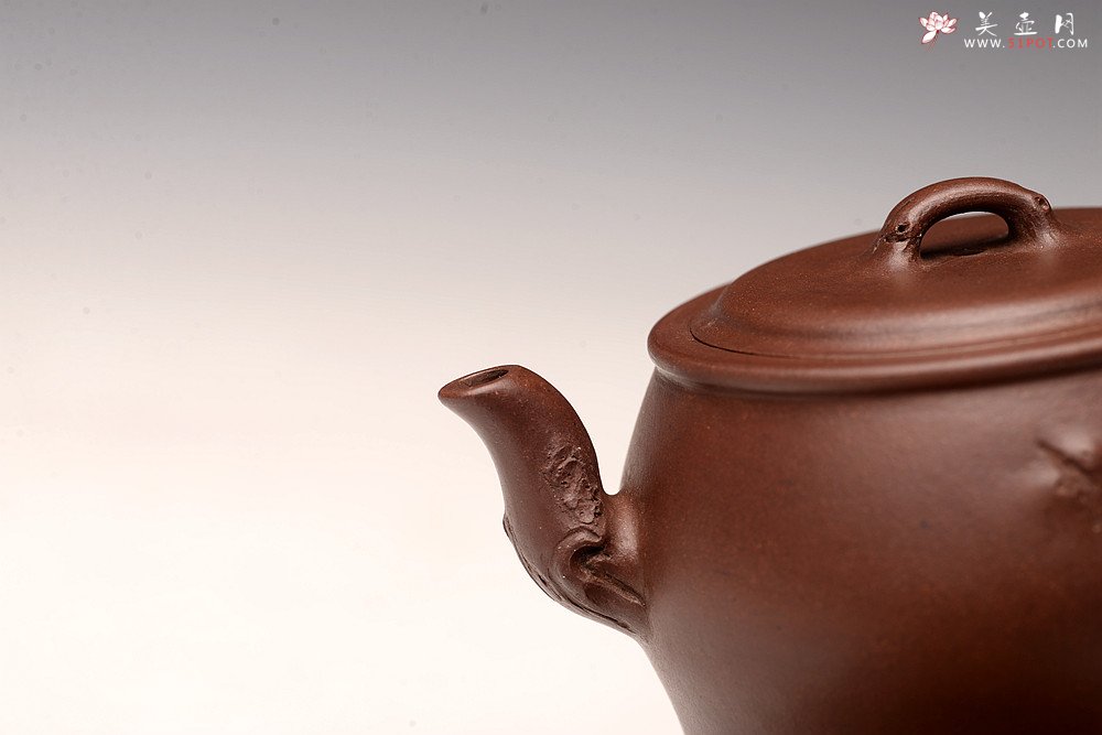 紫砂壶图片：潘丹初丙申秋全手作品 精致梅花 秀雅得趣 咏梅 做工严谨 - 美壶网