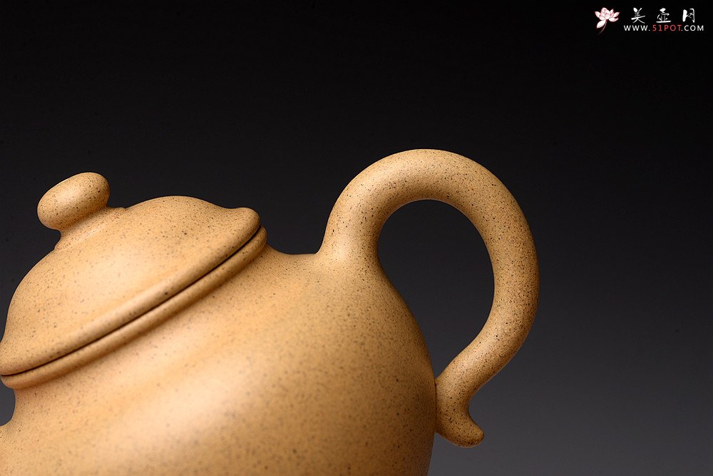 紫砂壶图片：邵春良老师全手近作 本绿小莲子 端庄秀美 泥料温润如玉 - 美壶网