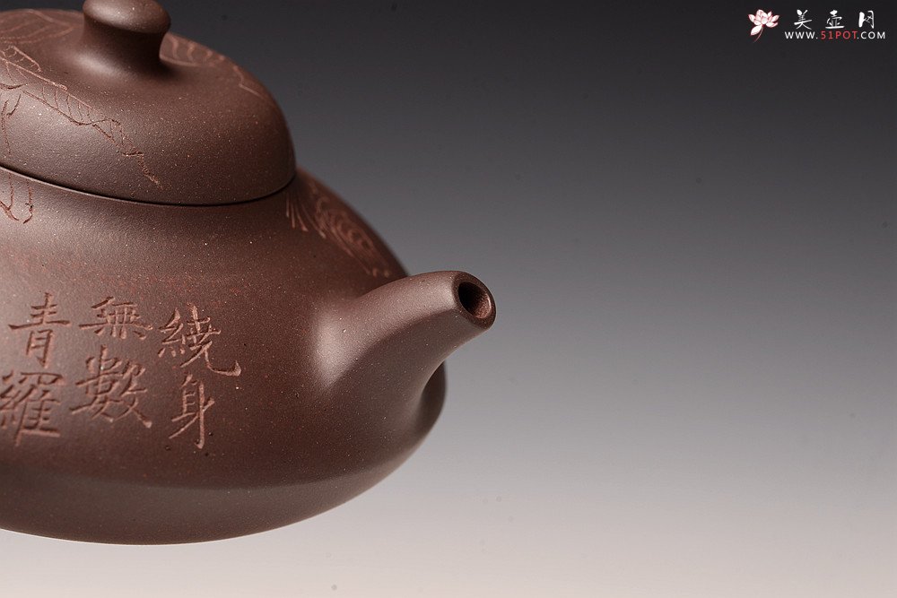 紫砂壶图片：邵春良丙申年 经典作品 曼生合欢 甚得古意 高温四号井紫泥  - 美壶网