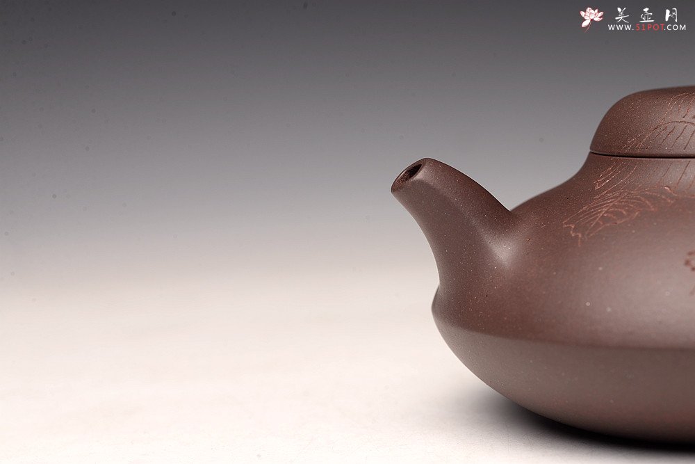 紫砂壶图片：邵春良丙申年 经典作品 曼生合欢 甚得古意 高温四号井紫泥  - 美壶网