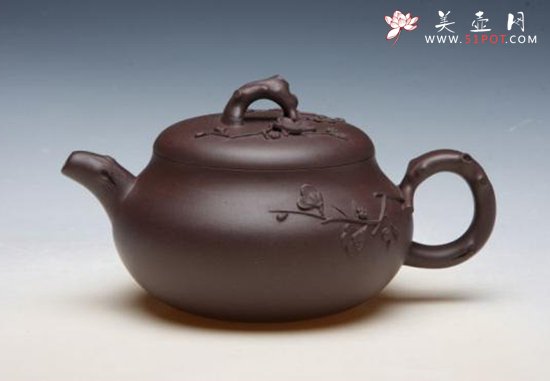 紫砂壶图片：咏梅 - 美壶网