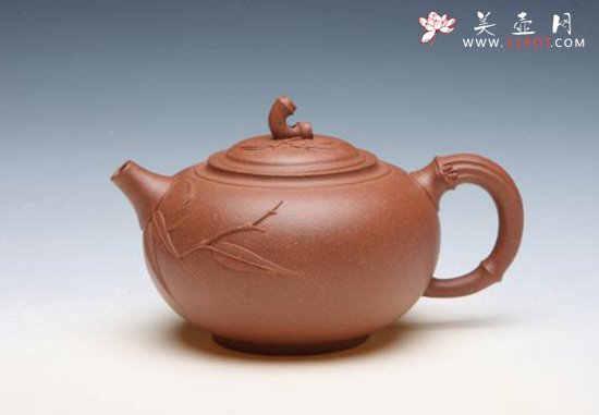 紫砂壶图片：竹趣 - 美壶网