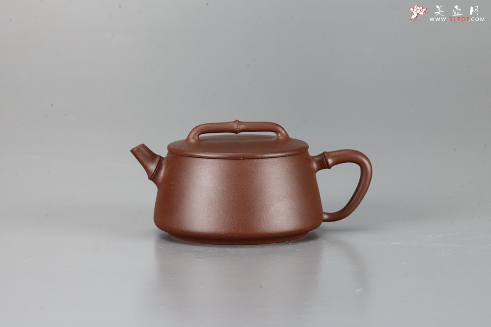 紫砂壶图片：美壶特惠 平盖竹石瓢 - 美壶网