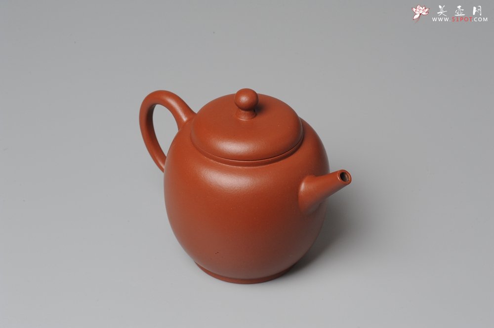 紫砂壶图片：90年代小红泥 温润如玉 高灯 - 美壶网
