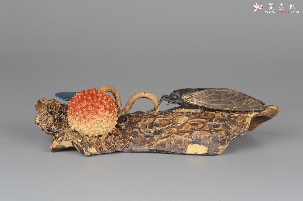 紫砂壶图片：美宠特惠 荔枝熟了，知了声声叫着夏天 - 美壶网