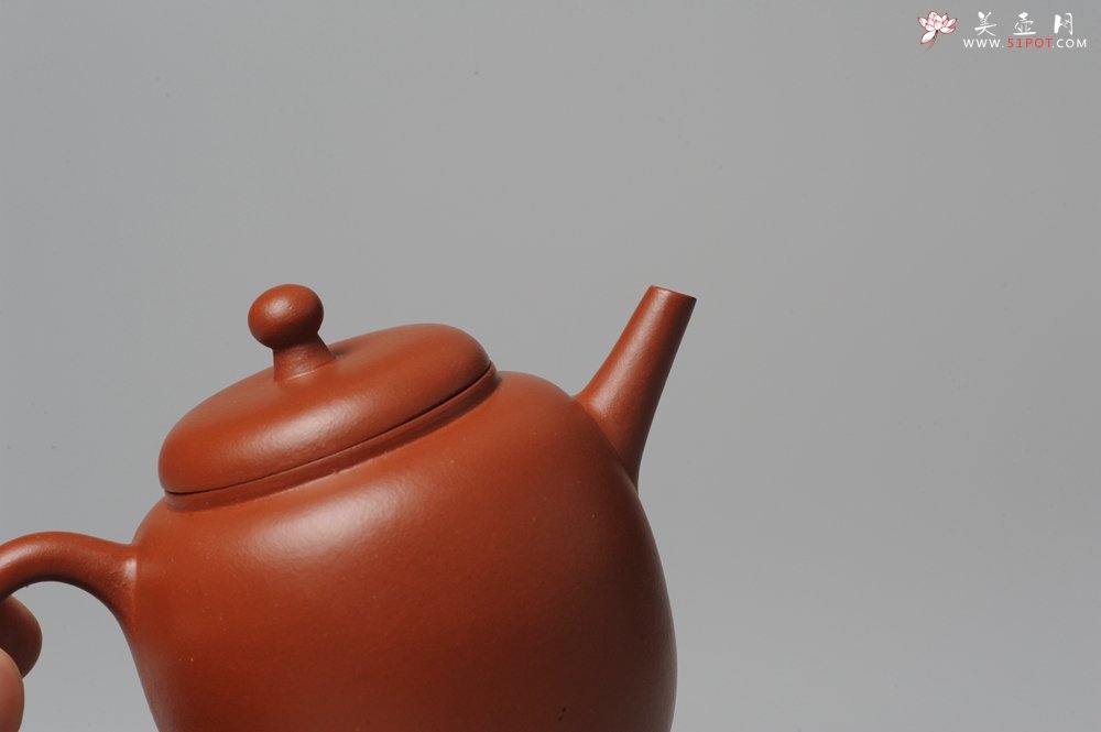 紫砂壶图片：90年代小红泥 温润如玉 高灯 - 美壶网