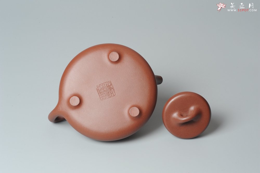 紫砂壶图片：袁冠定文气装饰 全手工子冶石瓢 - 美壶网