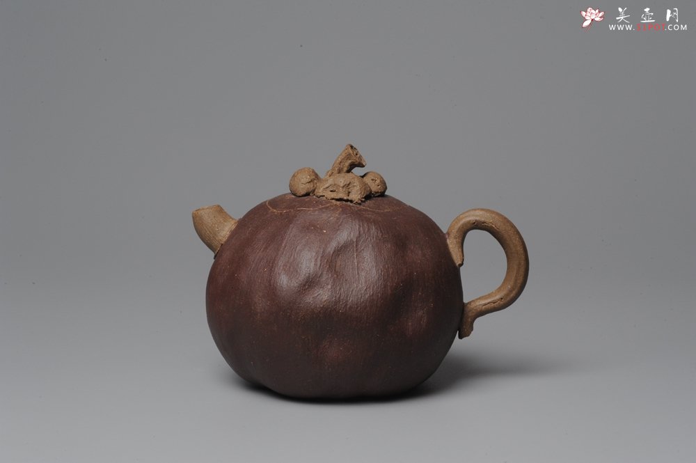 紫砂壶图片：全手工仿生花货 山竹 - 美壶网