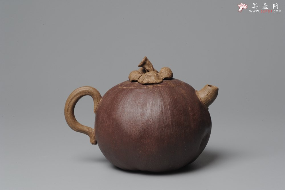紫砂壶图片：全手工仿生花货 山竹 - 美壶网