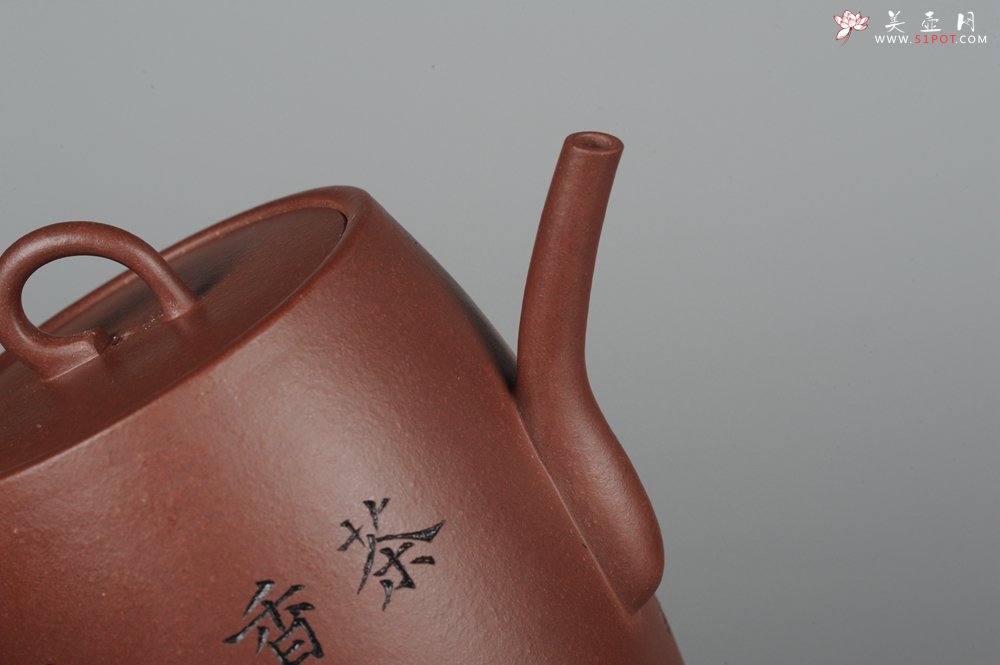 紫砂壶图片：全手工舍得套组 采用优质龙血砂泥料 助工袁德波精心装饰花鸟 - 美壶网