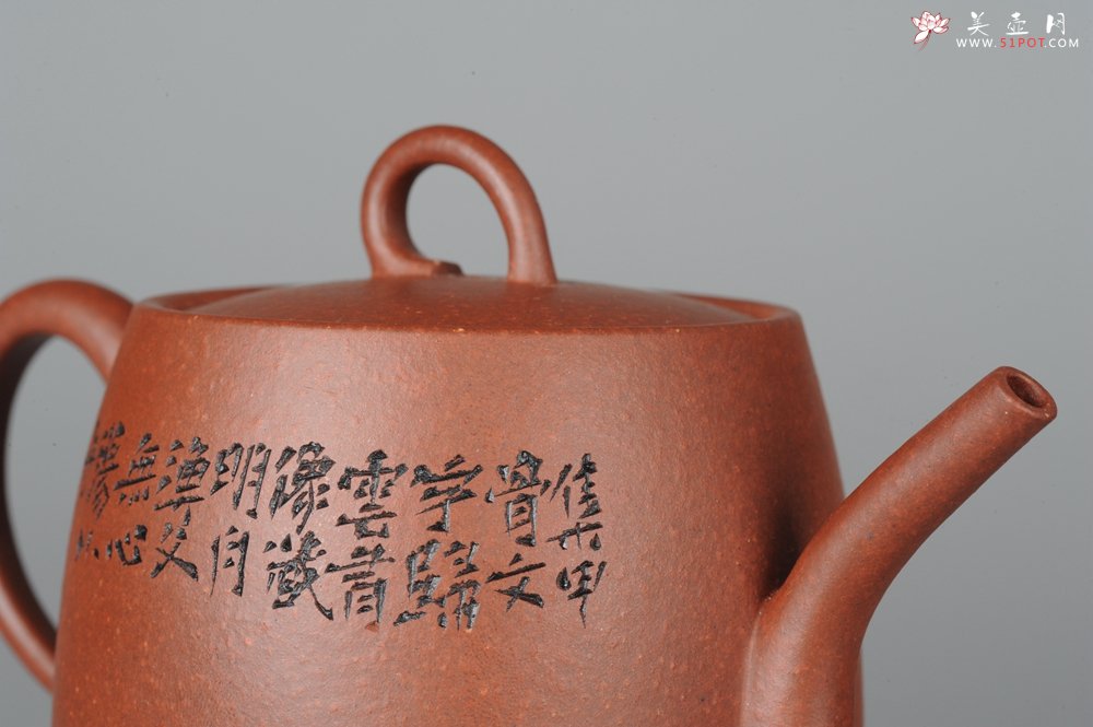 紫砂壶图片：何瑞精心装饰全手工舍得套组6件套 - 美壶网