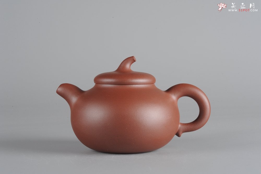 紫砂壶图片：美壶特惠 黄龙山底槽青 传统之茄段 - 美壶网