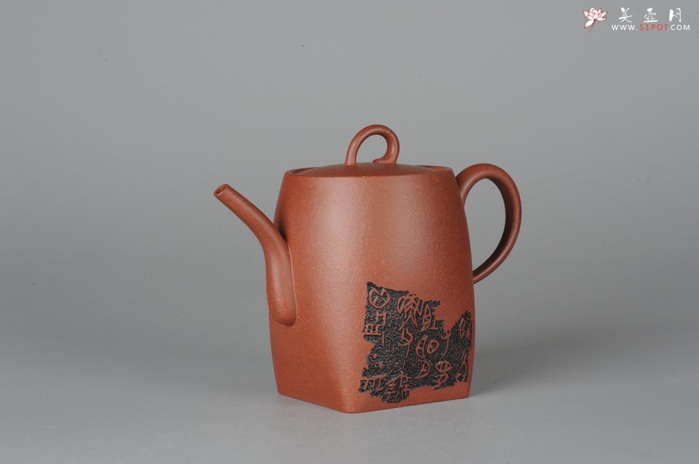 紫砂壶图片：何瑞精心装饰全手工舍得套组6件套 - 美壶网