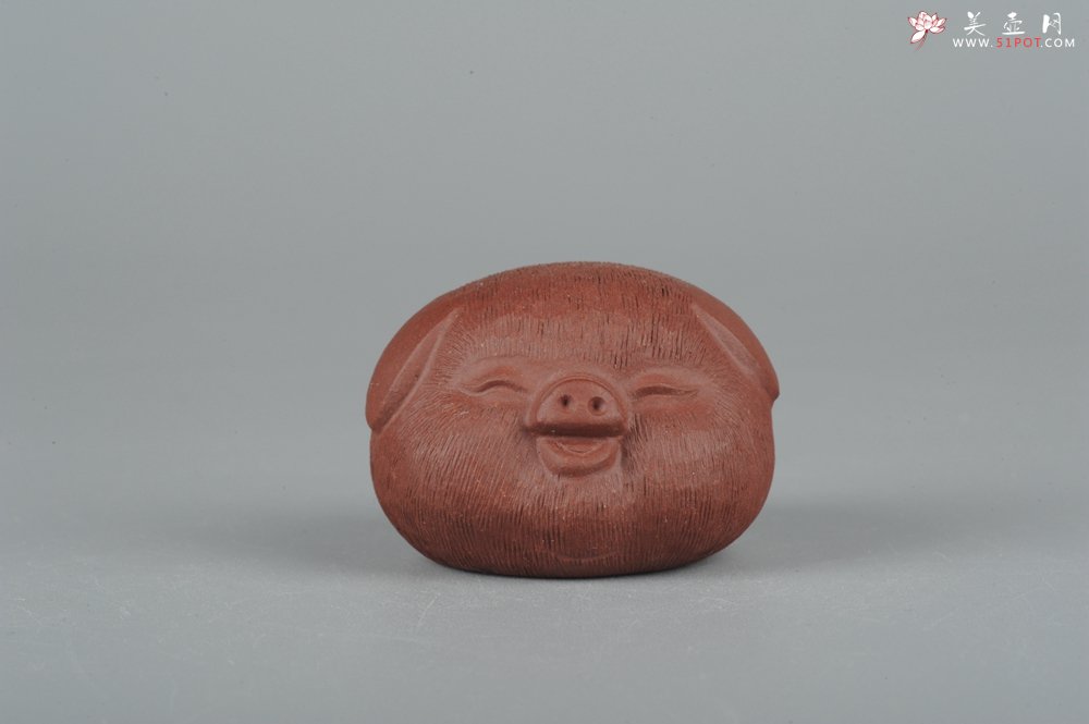 紫砂壶图片：美宠特惠拉毛小猪茶宠摆件 随机发一只 - 美壶网