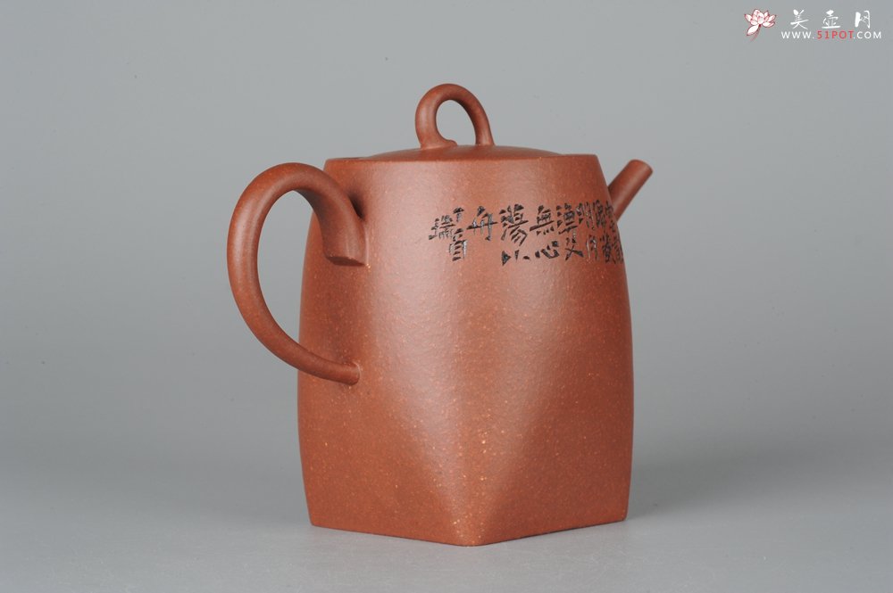 紫砂壶图片：何瑞精心装饰全手工舍得套组6件套 - 美壶网