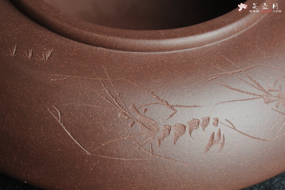 紫砂壶图片：俊儒装饰  素雅  水盂 水洗 水陪 文气十足 - 美壶网