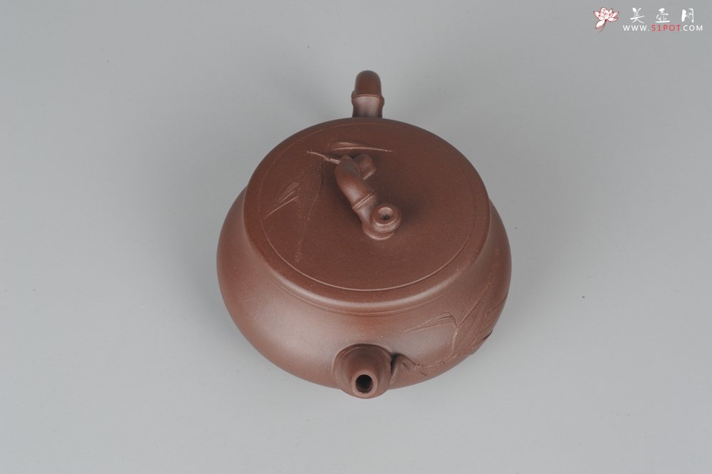 紫砂壶图片：美壶特惠 逸竹 端庄秀雅 - 美壶网