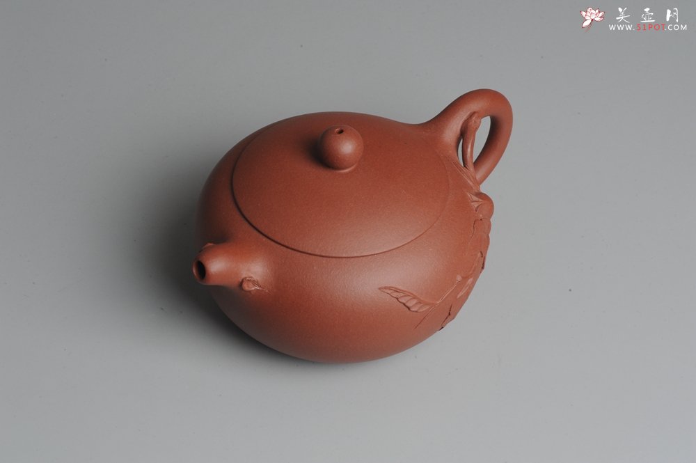 紫砂壶图片：美壶双节特惠 小花货石榴壶 - 美壶网