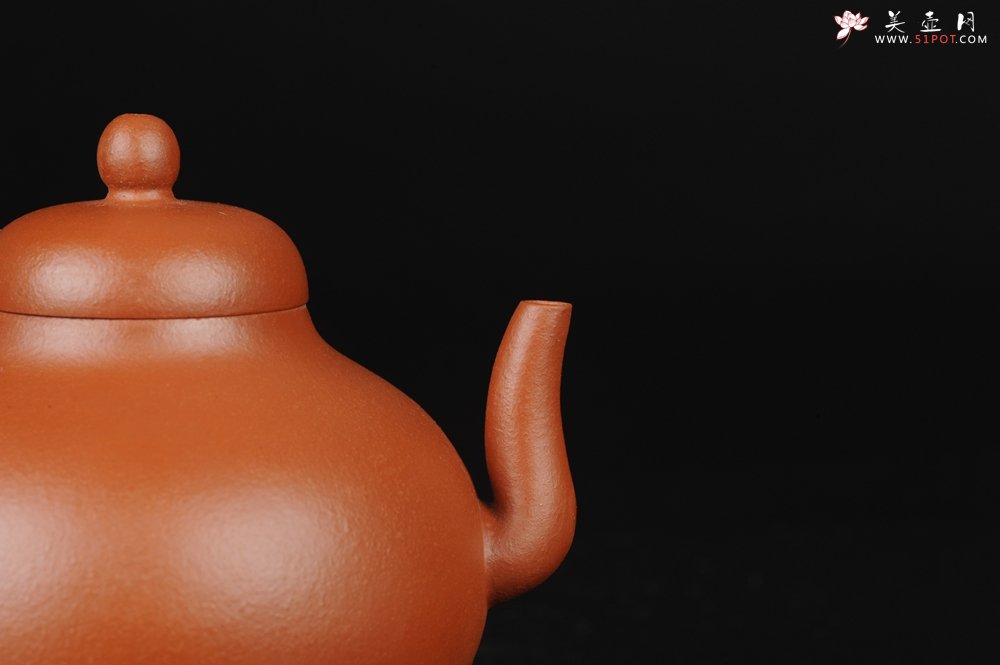 紫砂壶图片：美壶特惠 小红泥思亭 小清新 - 美壶网