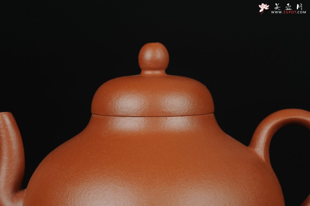 紫砂壶图片：美壶特惠 小红泥思亭 小清新 - 美壶网
