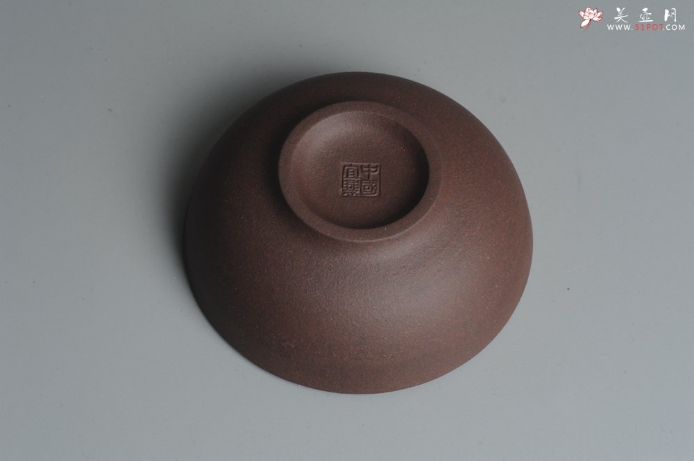 紫砂壶图片：紫泥叶子品茗杯 不包邮 - 美壶网